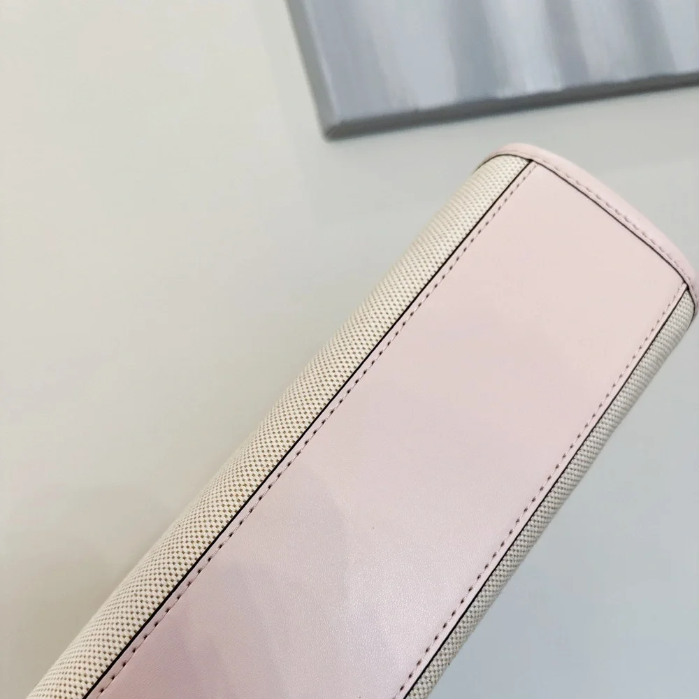 NWT Michael Kors  Mirella Small Shopper Top Zip Crossbody Bag Powder Blush Pink